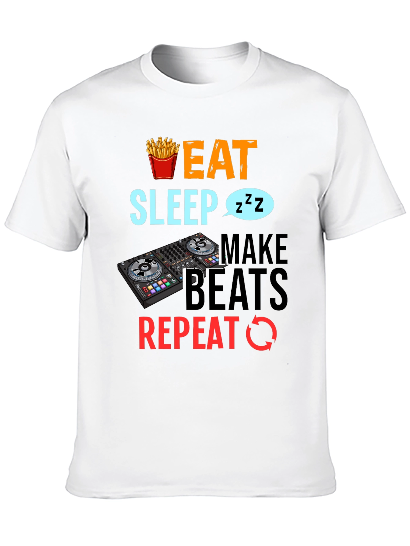 Eat Sleep Make Beats DJ T-Shirt