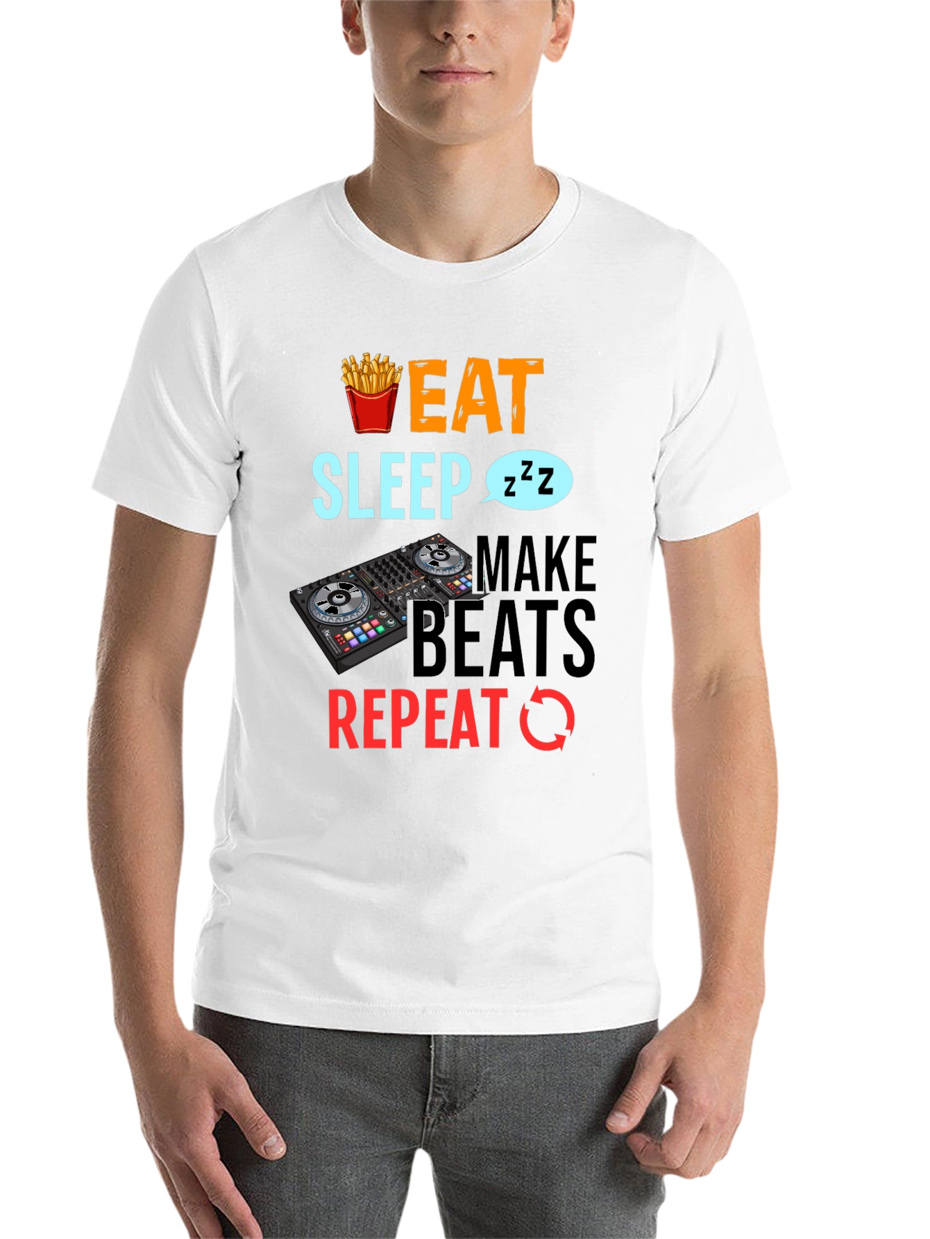 Eat Sleep Make Beats DJ T-Shirt
