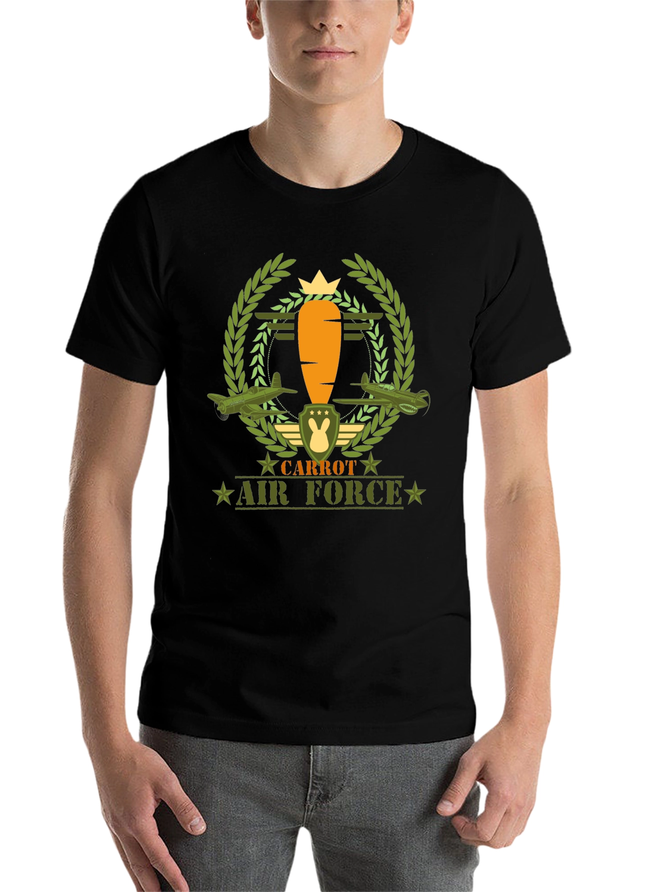 Carrot Air Force Graphic Tee