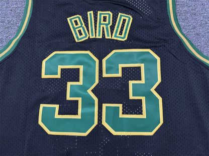 Men's Boston Celtics Larry Bird #33 Black 1985/86 Hardwood Classics Swingman Jerseys