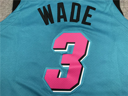 Men's Miami Heat Dwyane Wade #3 Blue Swingman Player Jerseys