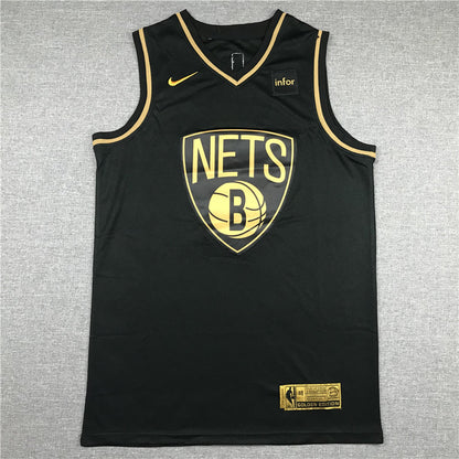 Men's Brooklyn Nets Kyrie Irving #11 NBA Black Swingman Player Jerseys