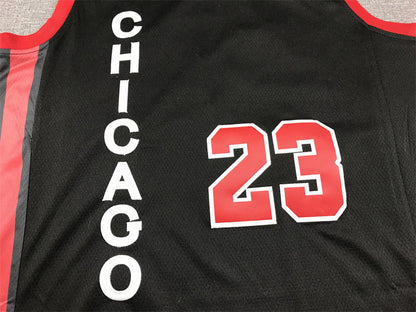 Men's Chicago Bulls Michael Jordan #23 Black 2023/24 Swingman Jerseys - City Edition