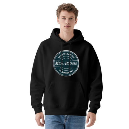 Mesa Boogie Amplification Retro Logo Black Hoodie, Cozy Music Lover Pullover