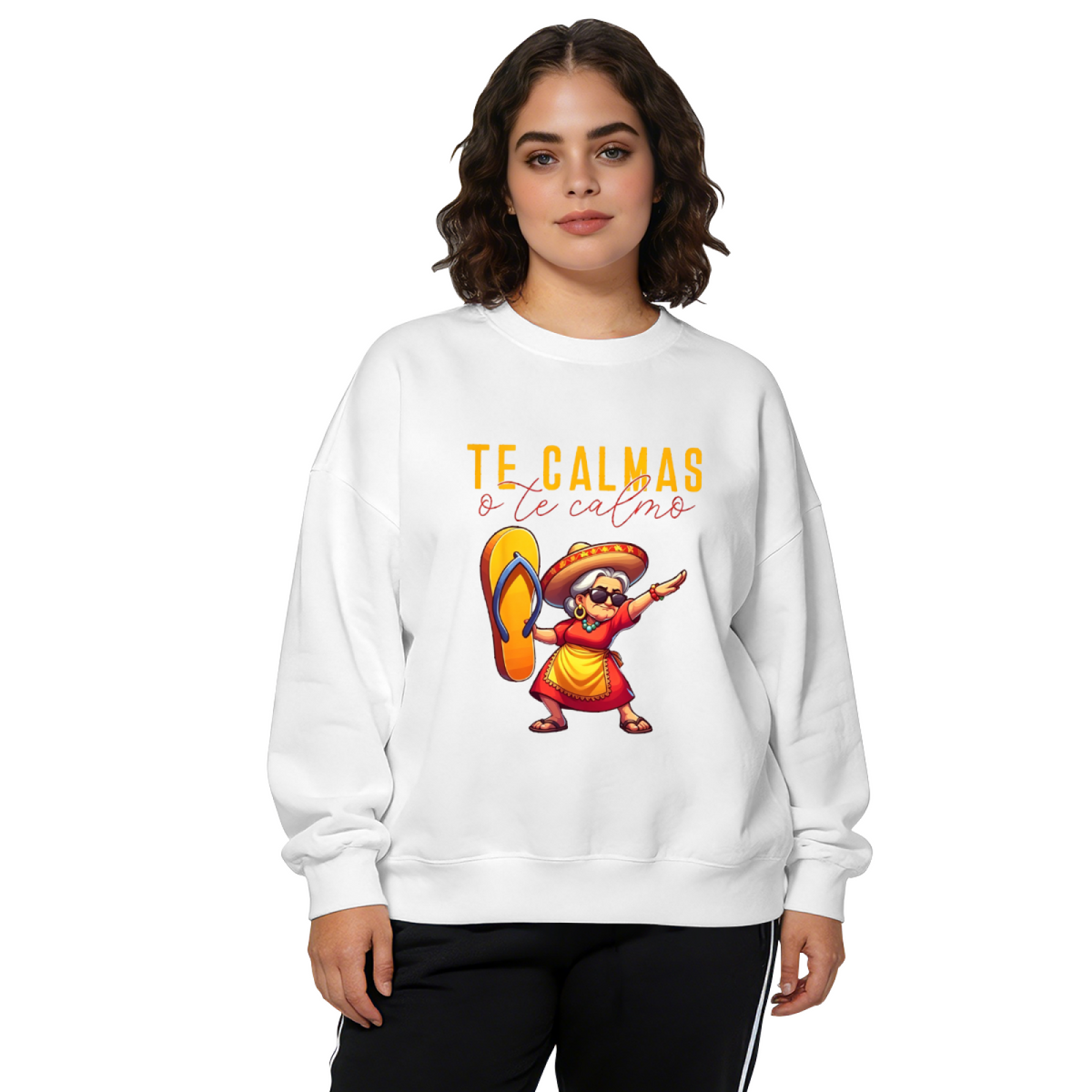 Kawaii Cloud Music Note Cartoon Crewneck Sweatshirt | Cute Soft Aesthetic Pullover