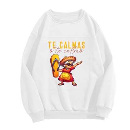 Kawaii Cloud Music Note Cartoon Crewneck Sweatshirt | Cute Soft Aesthetic Pullover