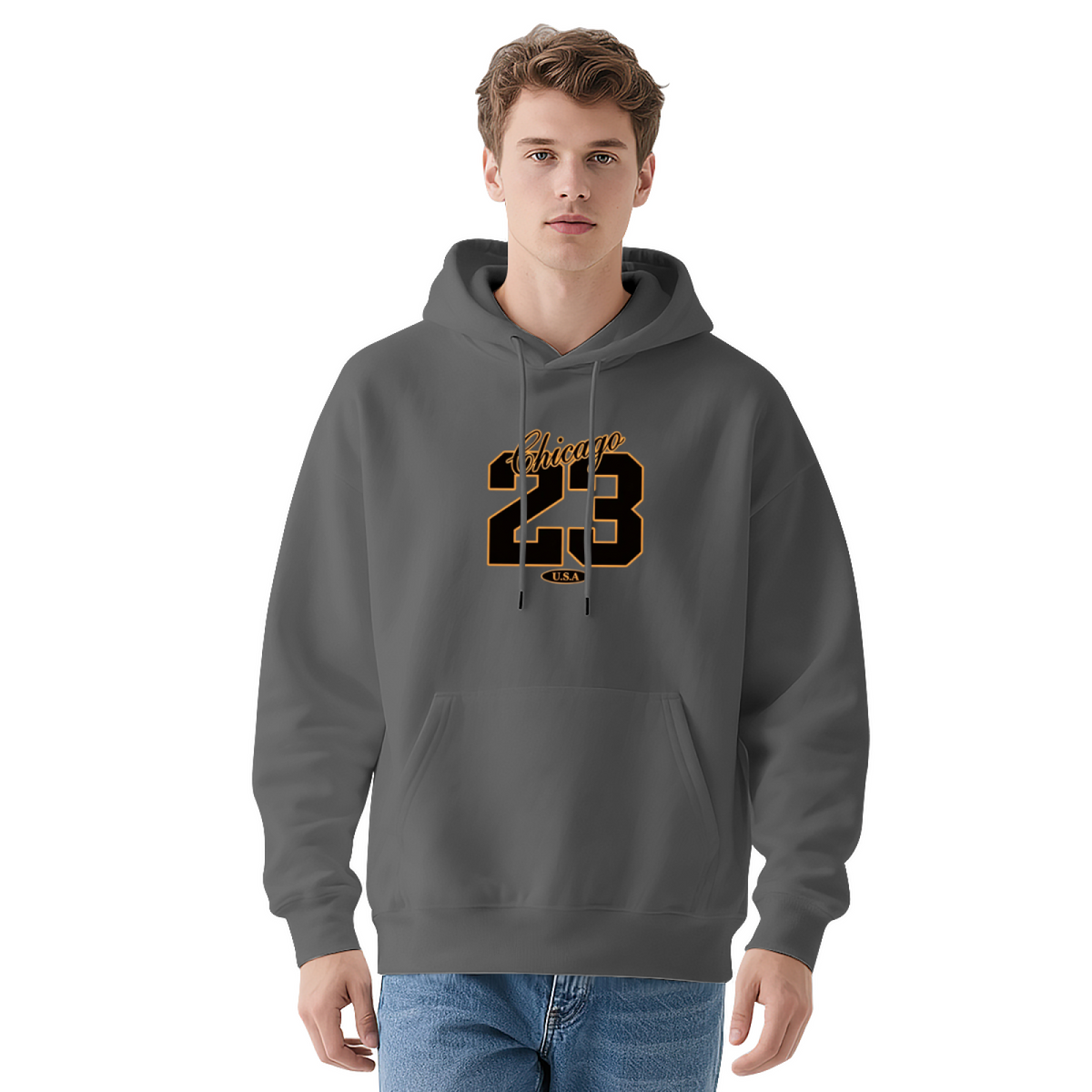 Chicago 23 Number Retro Sport Style Hoodie