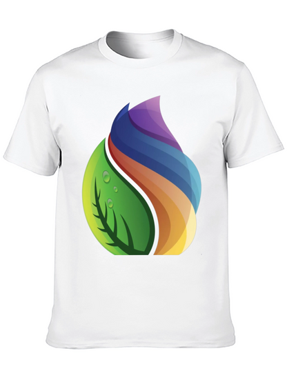 Nature Spectrum Graphic Tee - Soft Black Cotton