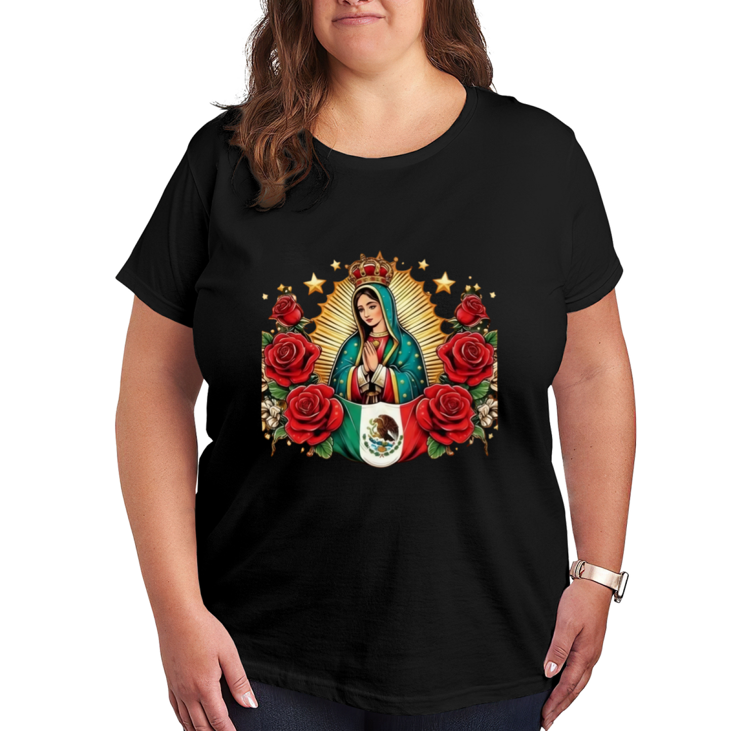 Texas Flag Letter M Cowboy Hat Boots Western Tee