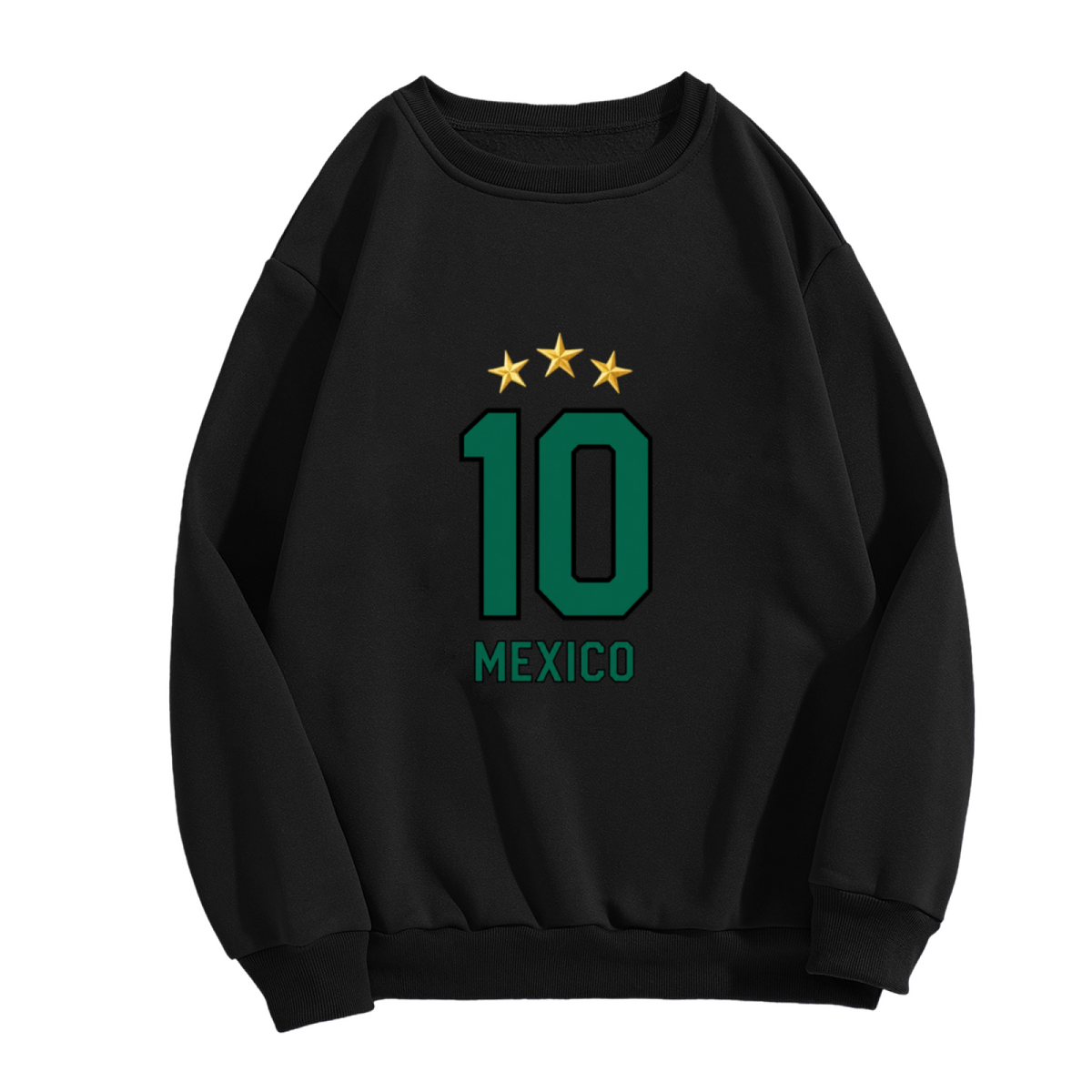 Mexico 10 Stars Sport Jersey?Style Crewneck Sweatshirt