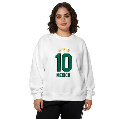 Mexico 10 Stars Sport Jersey?Style Crewneck Sweatshirt