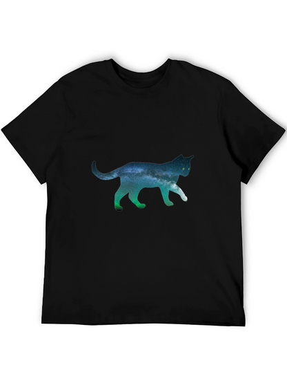 Galaxy Cat T-Shirt - Unique Space Design