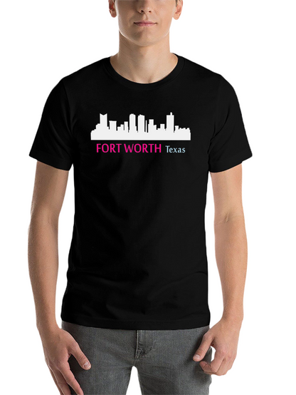 Fort Worth Texas Skyline Graphic Tee