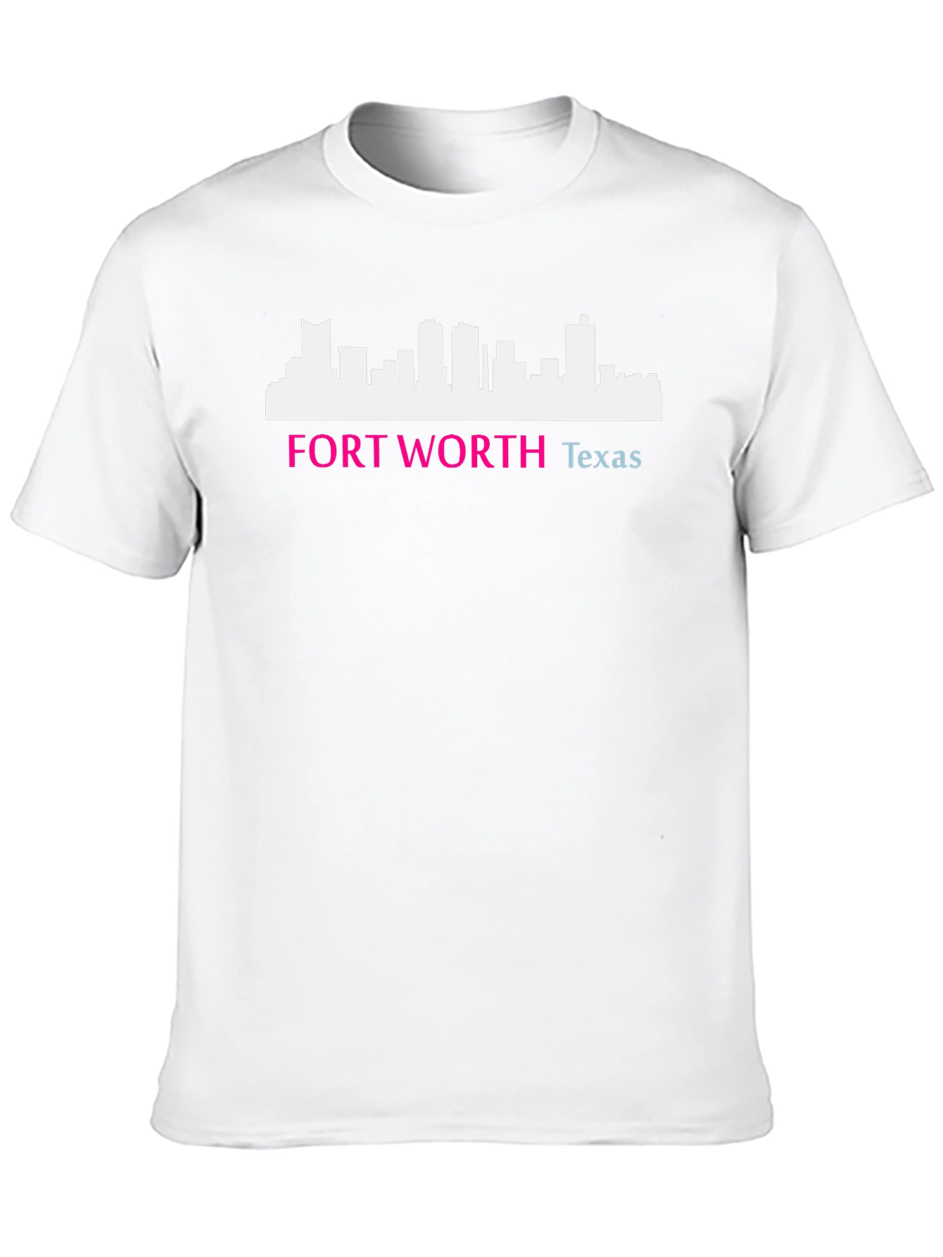 Fort Worth Texas Skyline Graphic Tee