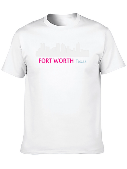 Fort Worth Texas Skyline Graphic Tee