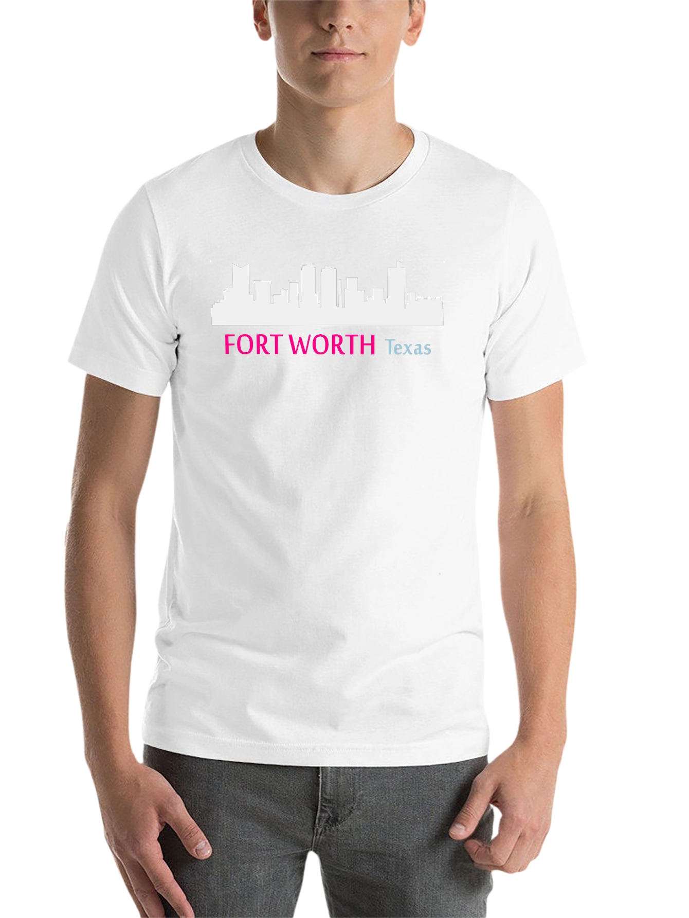 Fort Worth Texas Skyline Graphic Tee