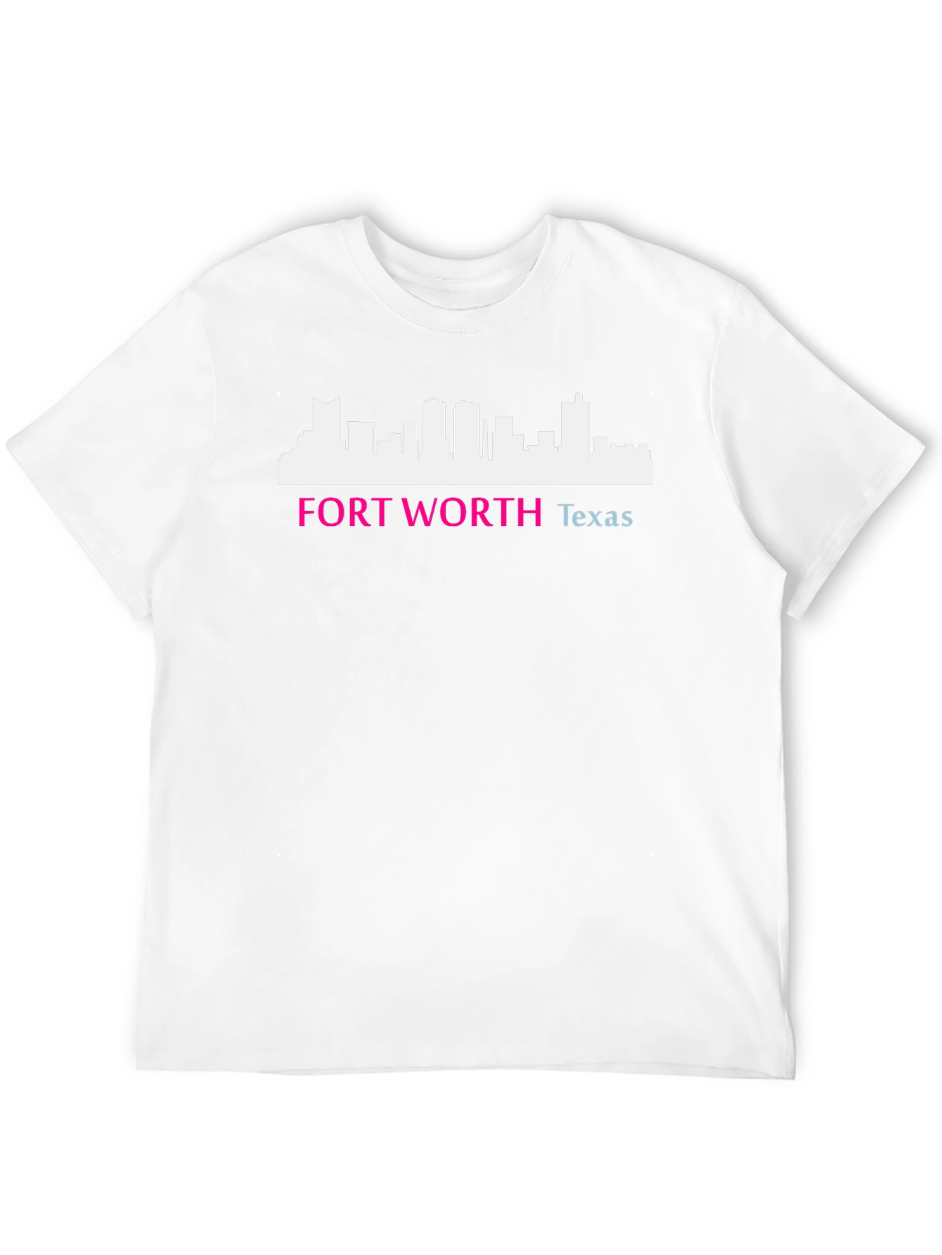 Fort Worth Texas Skyline Graphic Tee