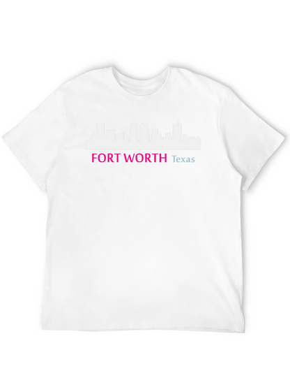 Fort Worth Texas Skyline Graphic Tee