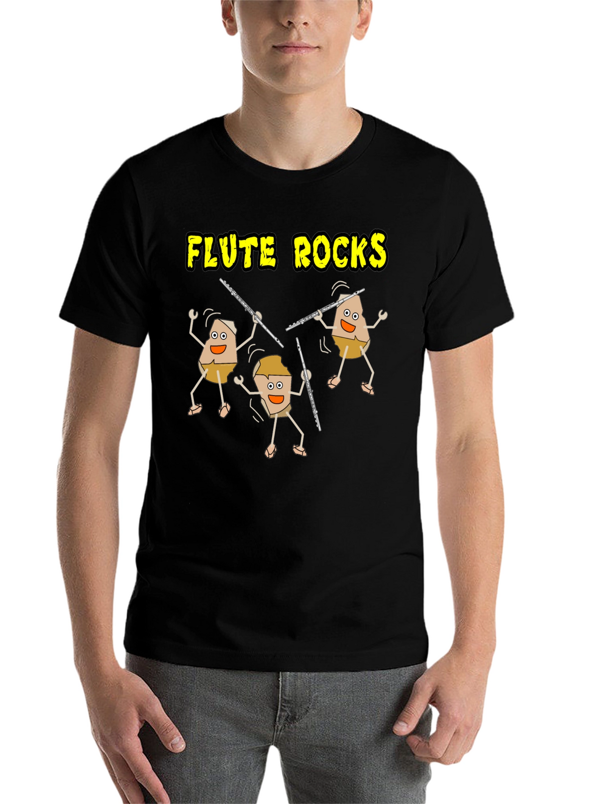 Flute Rocks Graphic Tee