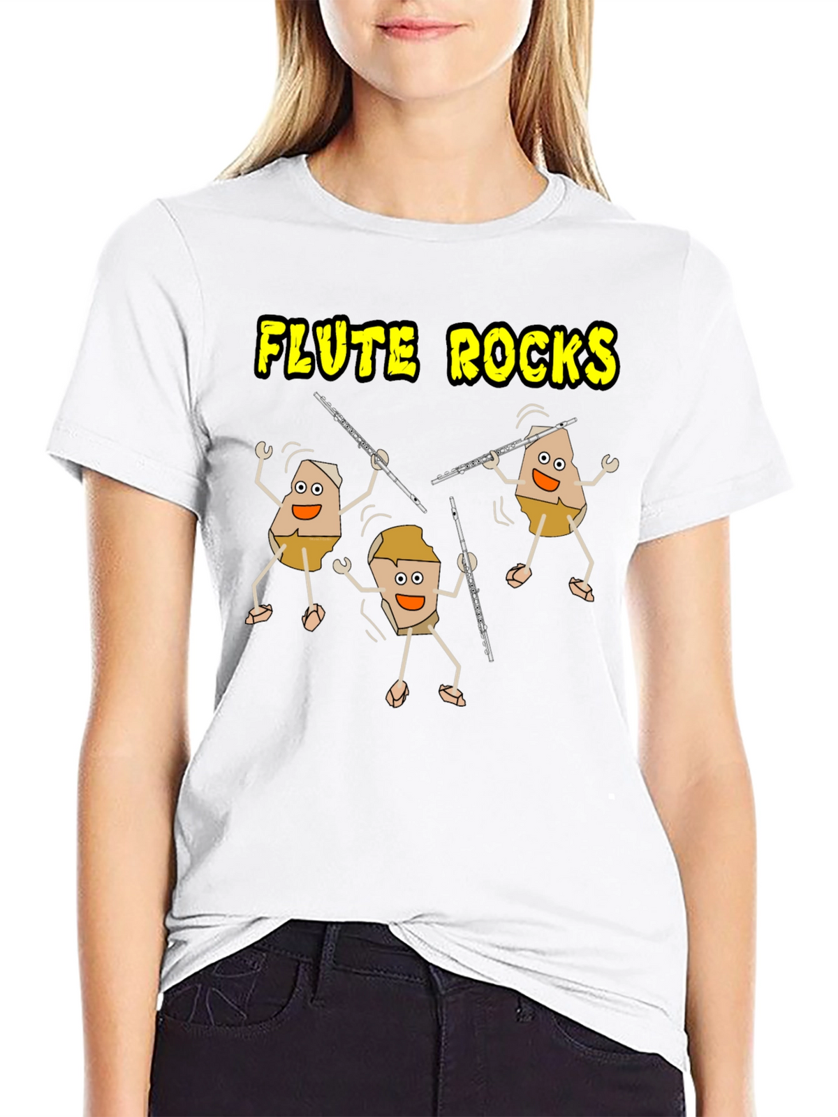 Flute Rocks Graphic Tee