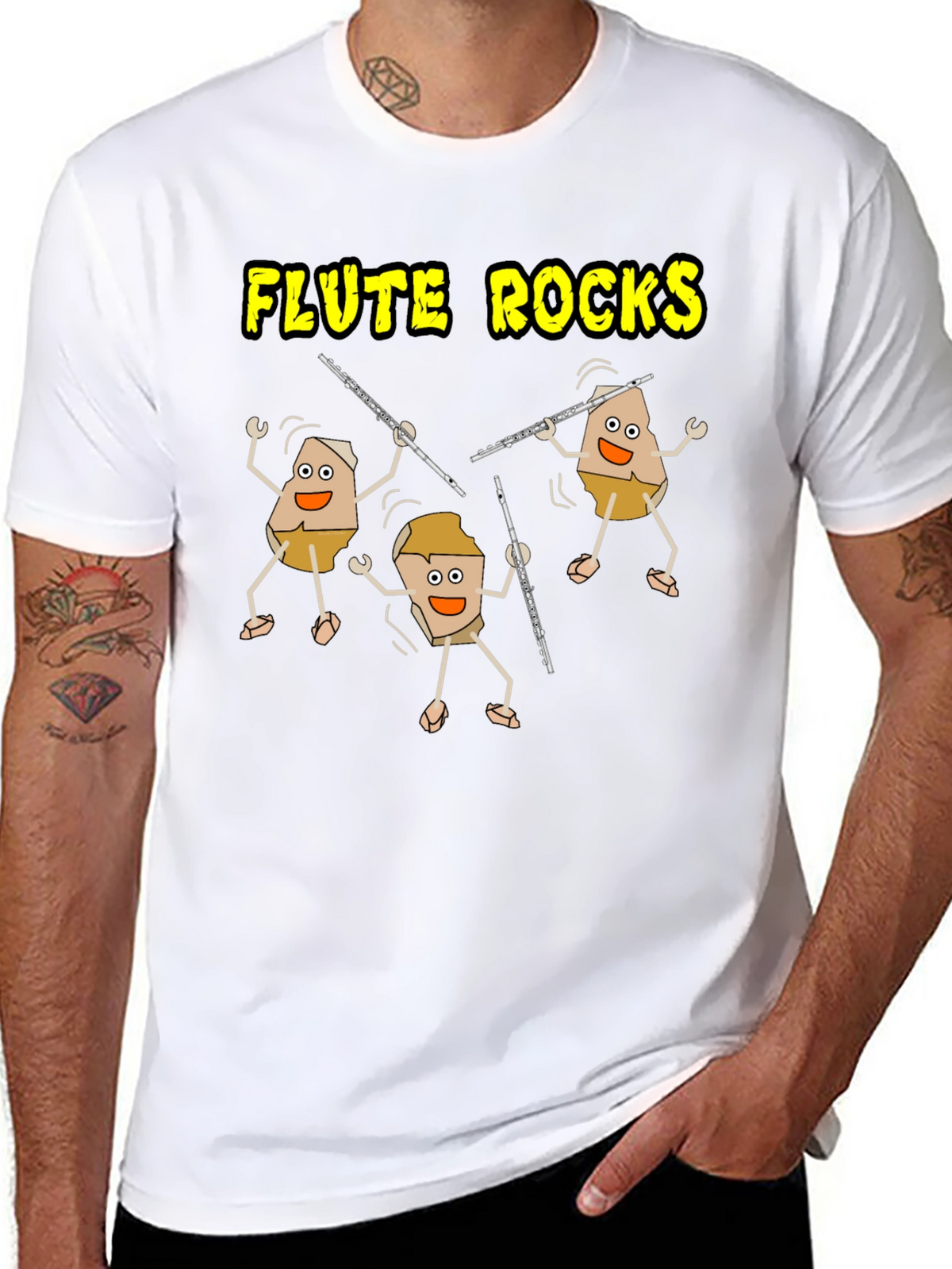 Flute Rocks Graphic Tee