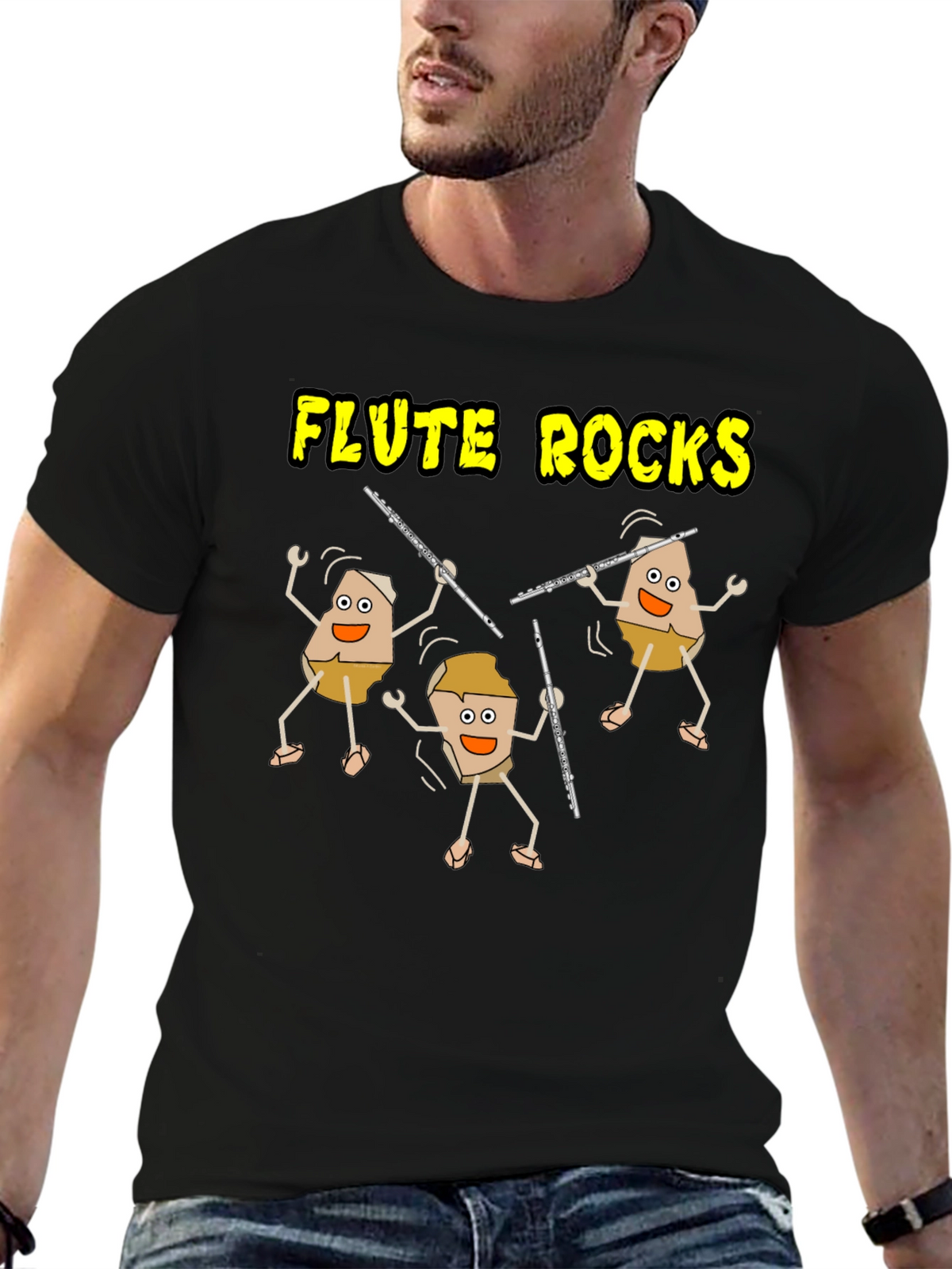 Flute Rocks Graphic Tee
