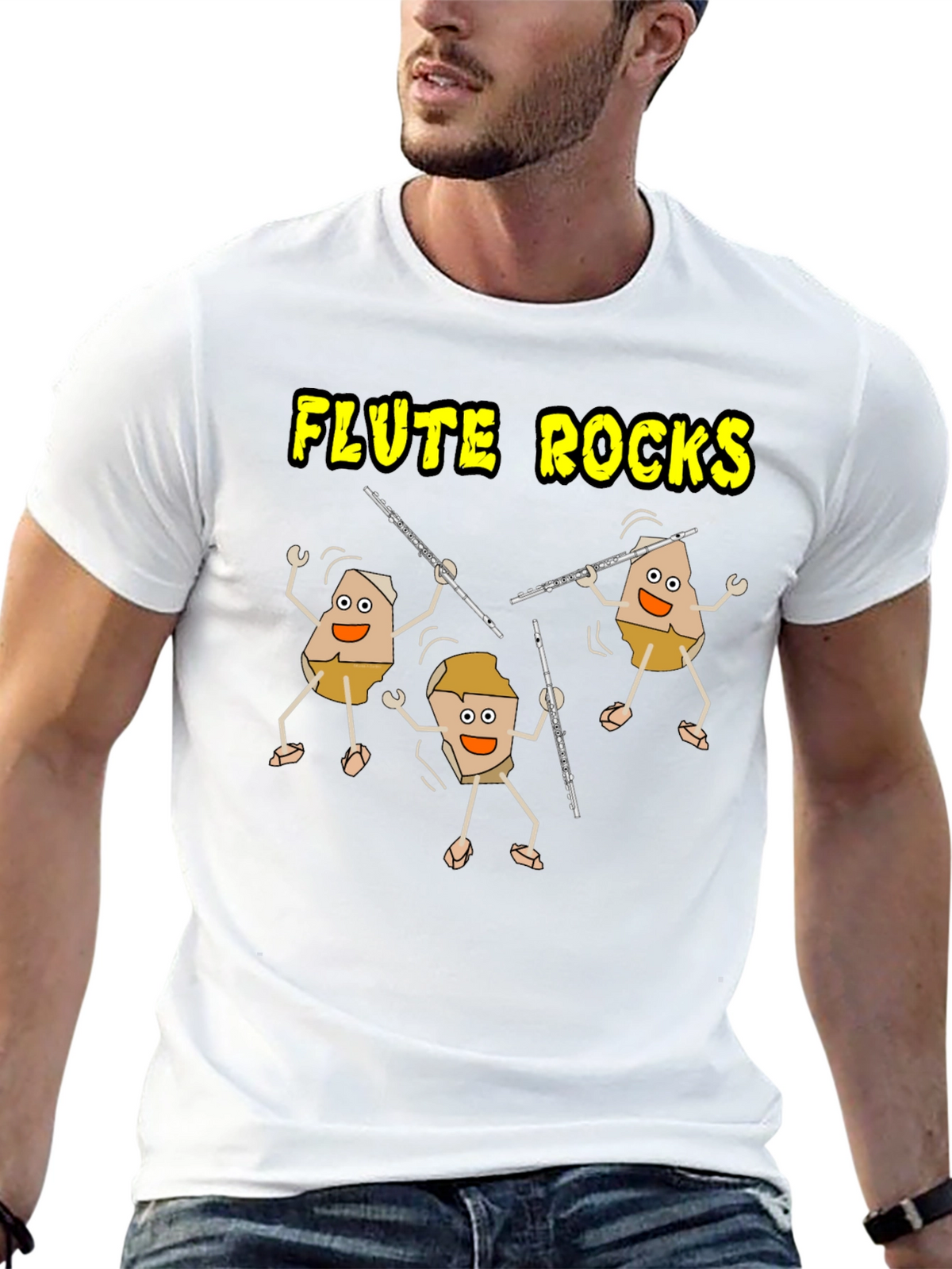 Flute Rocks Graphic Tee