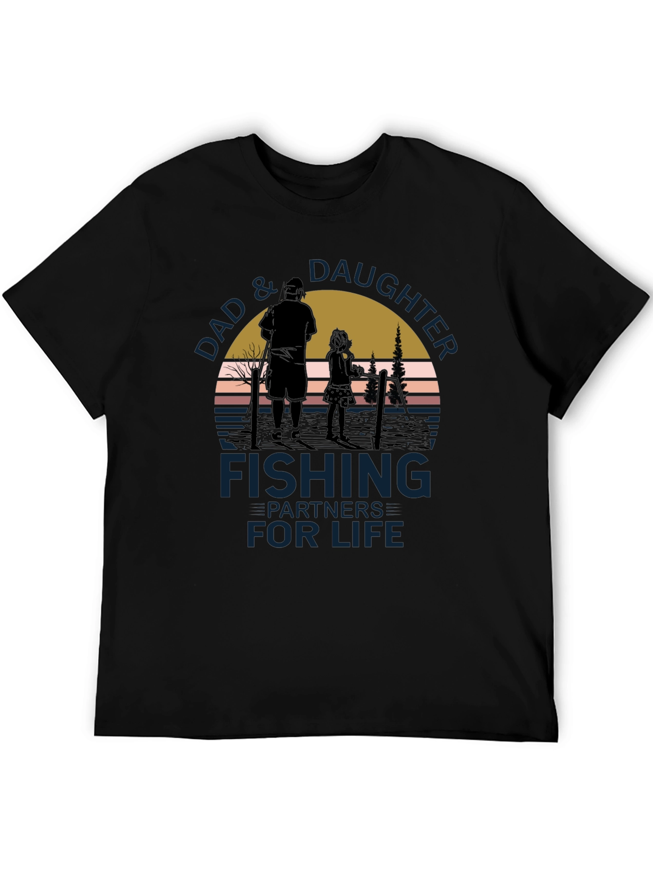 Dad & Daughter Fishing Partners for Life T-Shirt