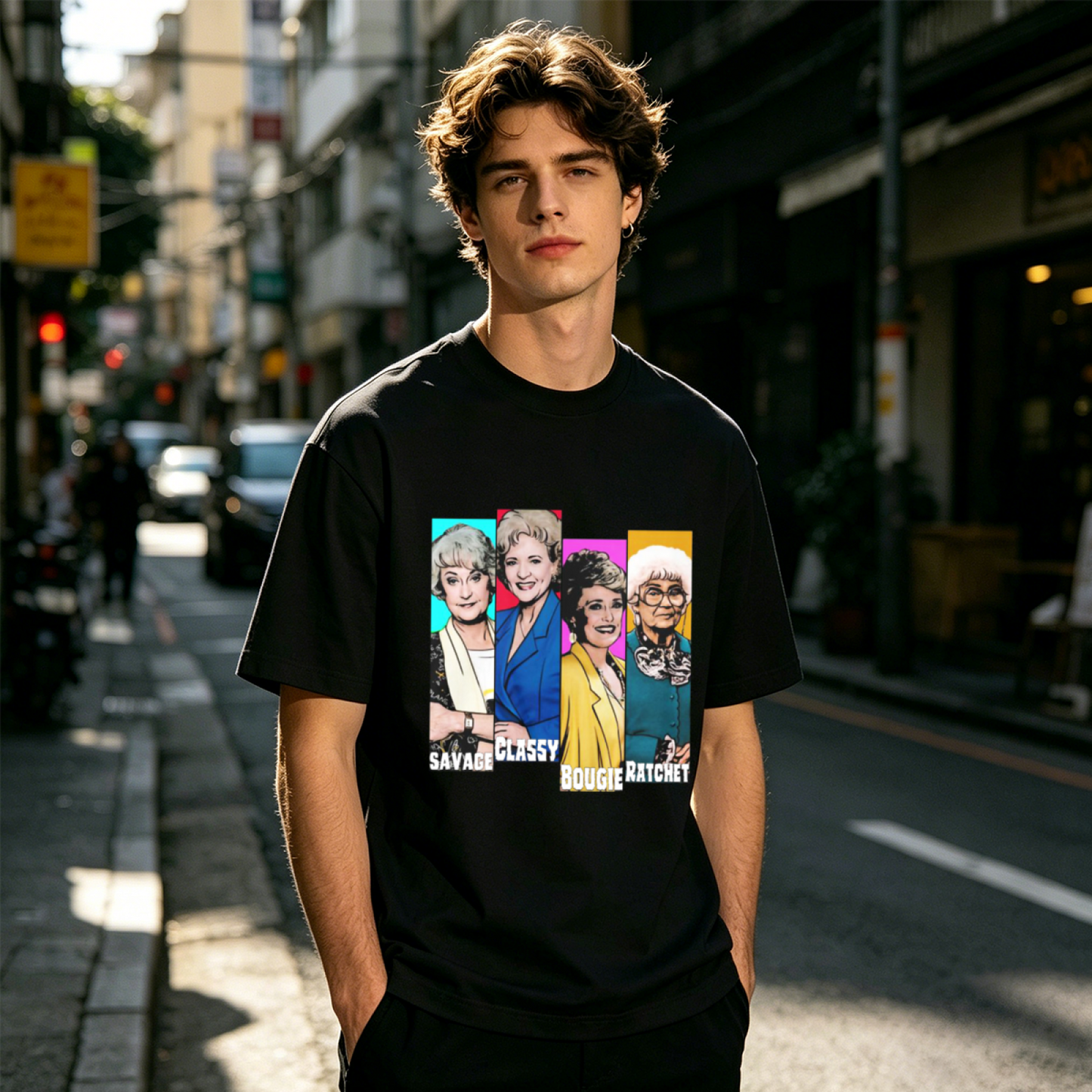 Men's Retro Sydney Australia Skyline T-Shirt