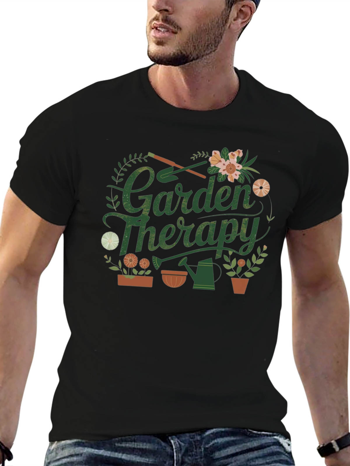 Garden Therapy Graphic T-Shirt