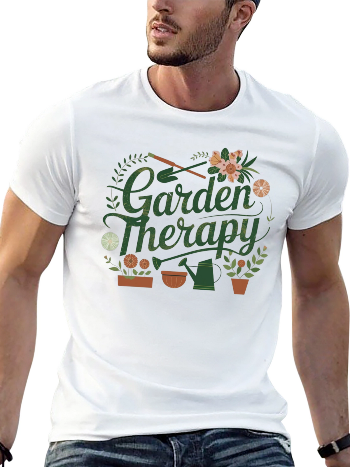 Garden Therapy Graphic T-Shirt
