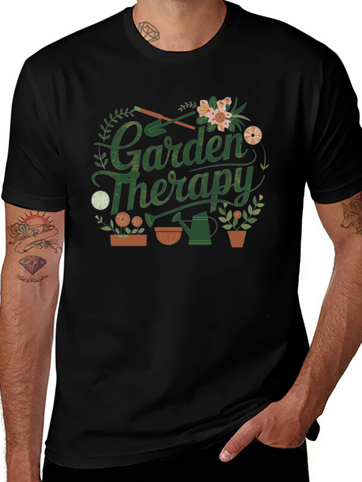 Garden Therapy Graphic T-Shirt