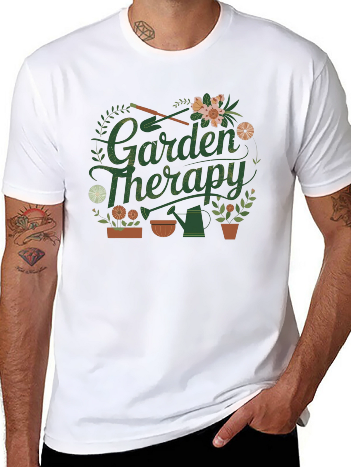 Garden Therapy Graphic T-Shirt