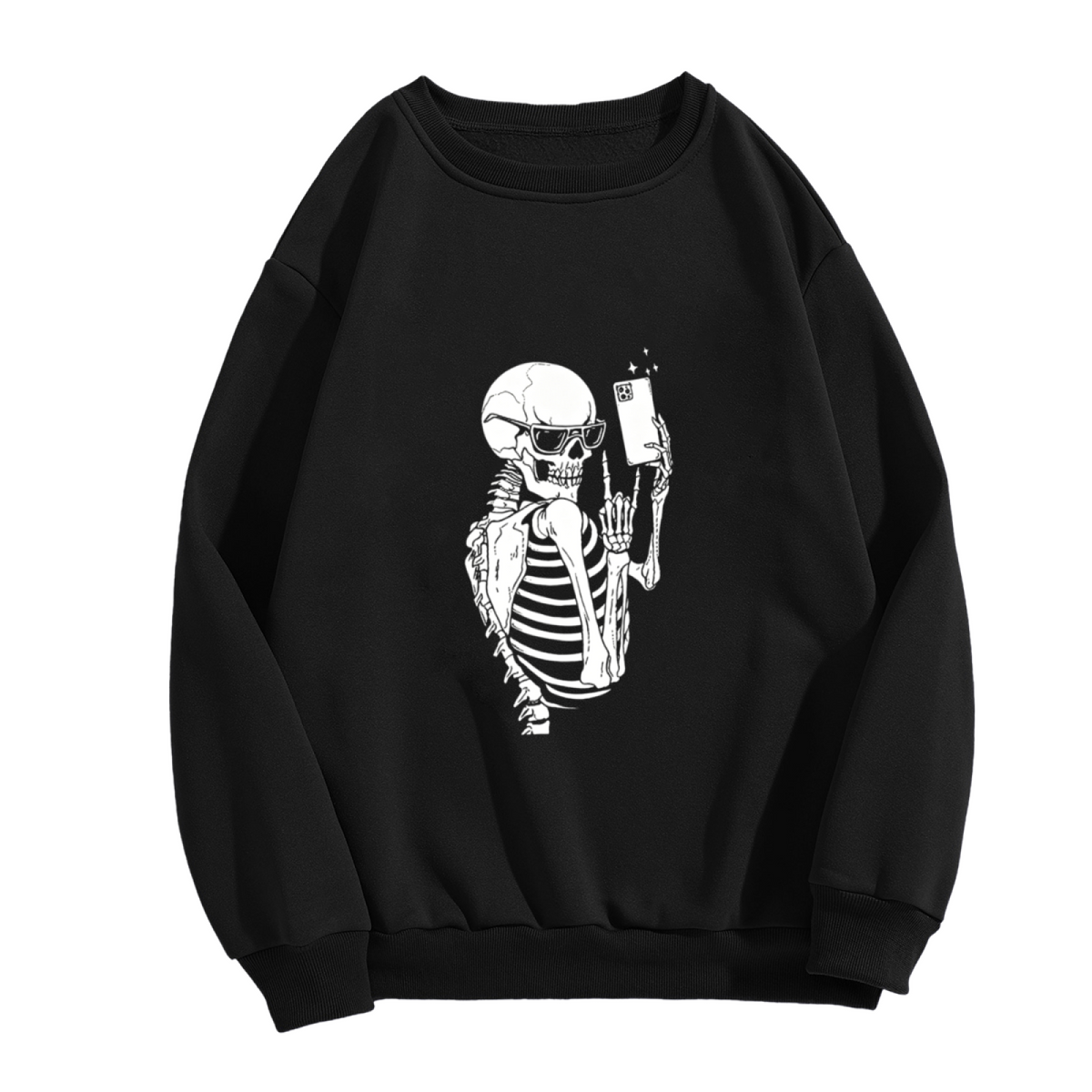 Birthday Girl Crown Lipstick Candle Party Vibe Crewneck Sweatshirt