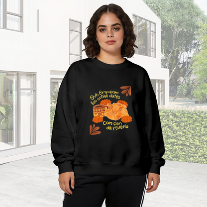 Day Of The Dead Coffee & Pan De Muerto Festive Crewneck Sweatshirt