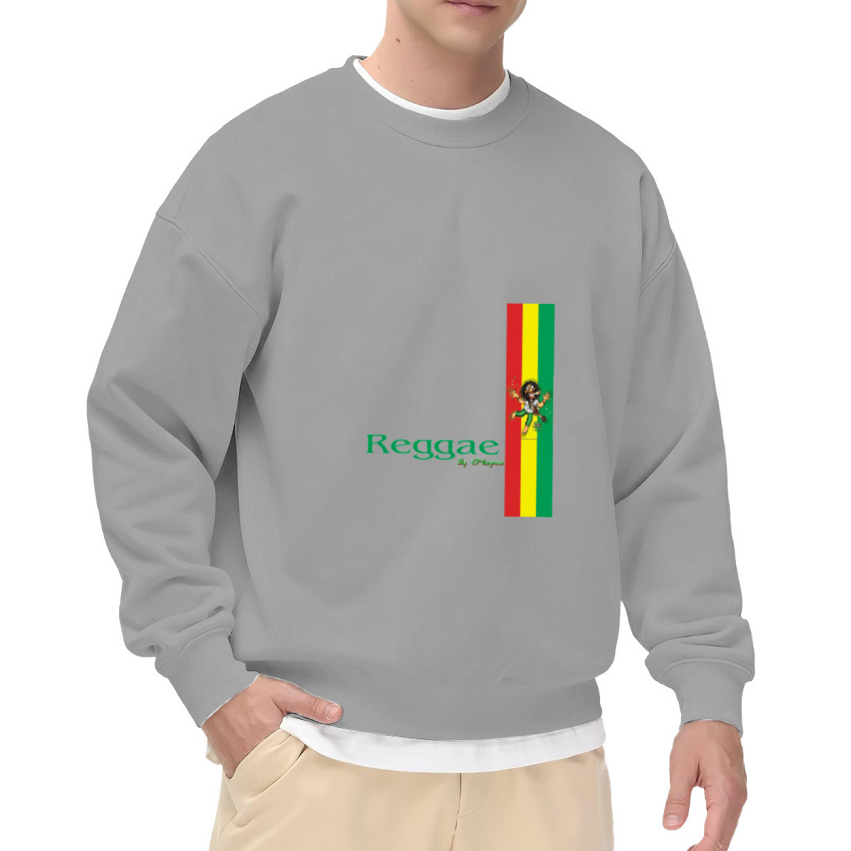 Reggae Music Rasta Culture Vibe Crewneck Sweatshirt
