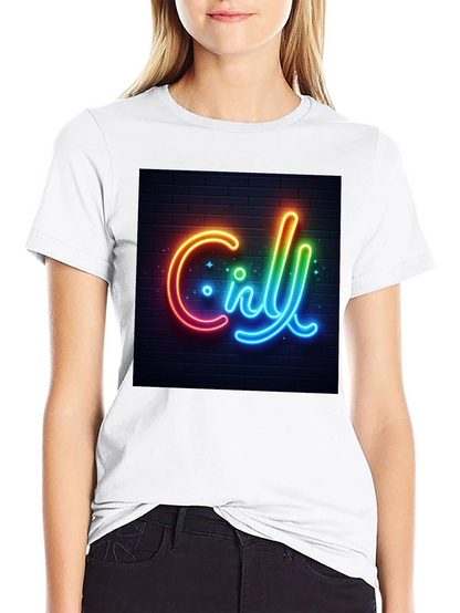 Chill Neon Graphic T-Shirt
