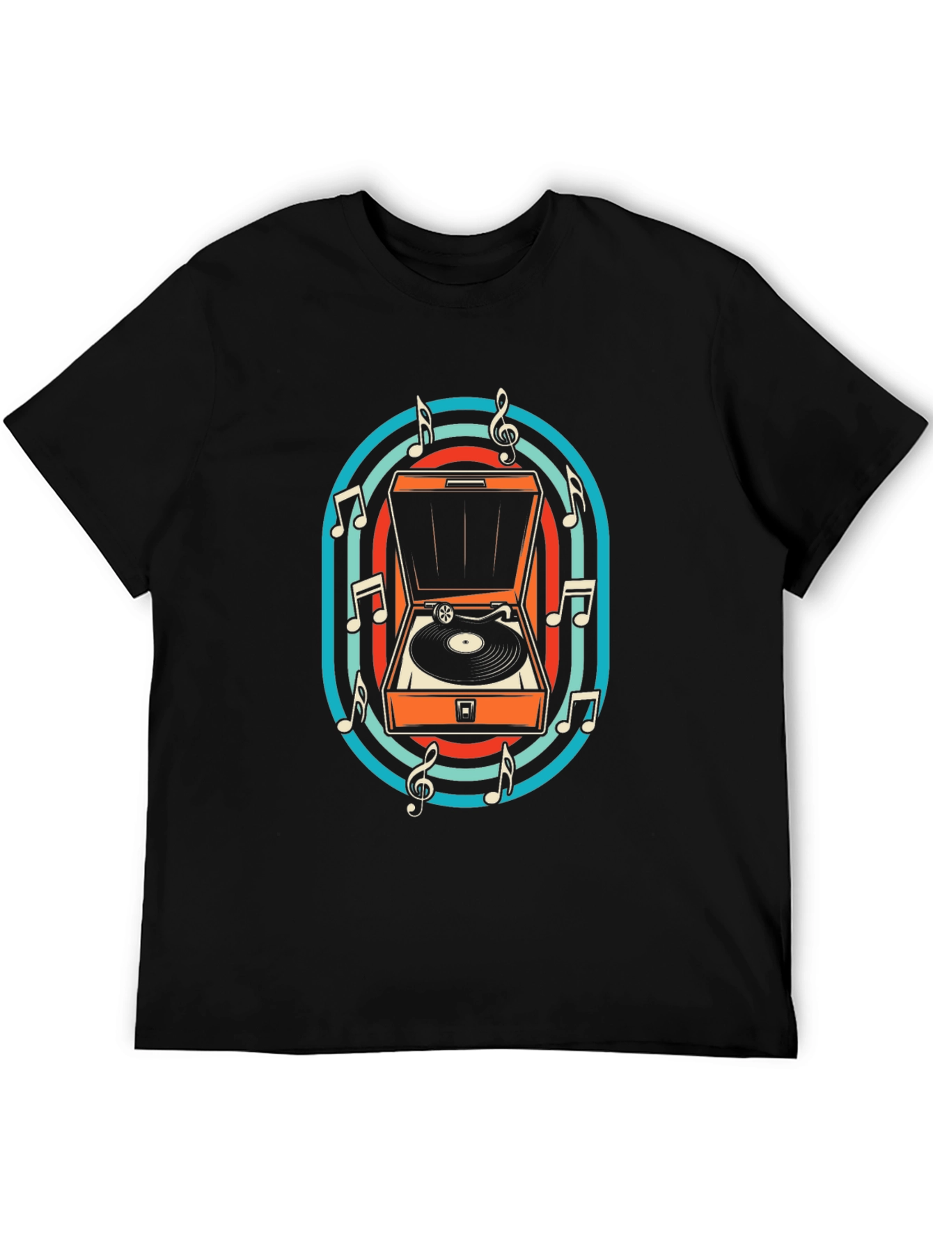 Retro Turntable Music T-Shirt