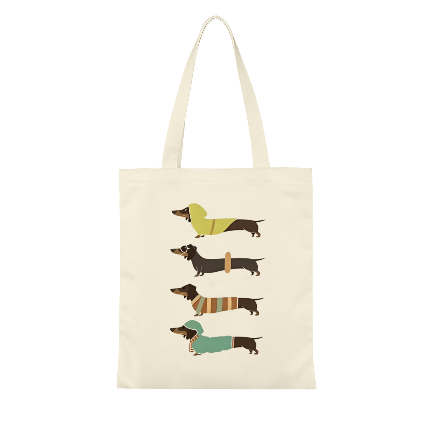 Minimal Line Art Yoga Girl Canvas Tote | Fitness Lover Soft Neutral Shoulder Handbag