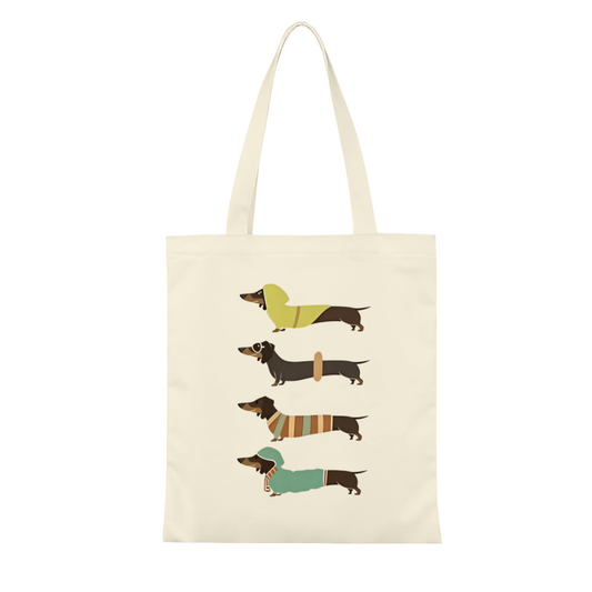 Minimal Line Art Yoga Girl Canvas Tote | Fitness Lover Soft Neutral Shoulder Handbag