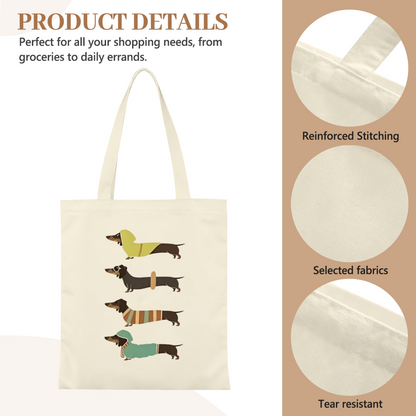Minimal Line Art Yoga Girl Canvas Tote | Fitness Lover Soft Neutral Shoulder Handbag