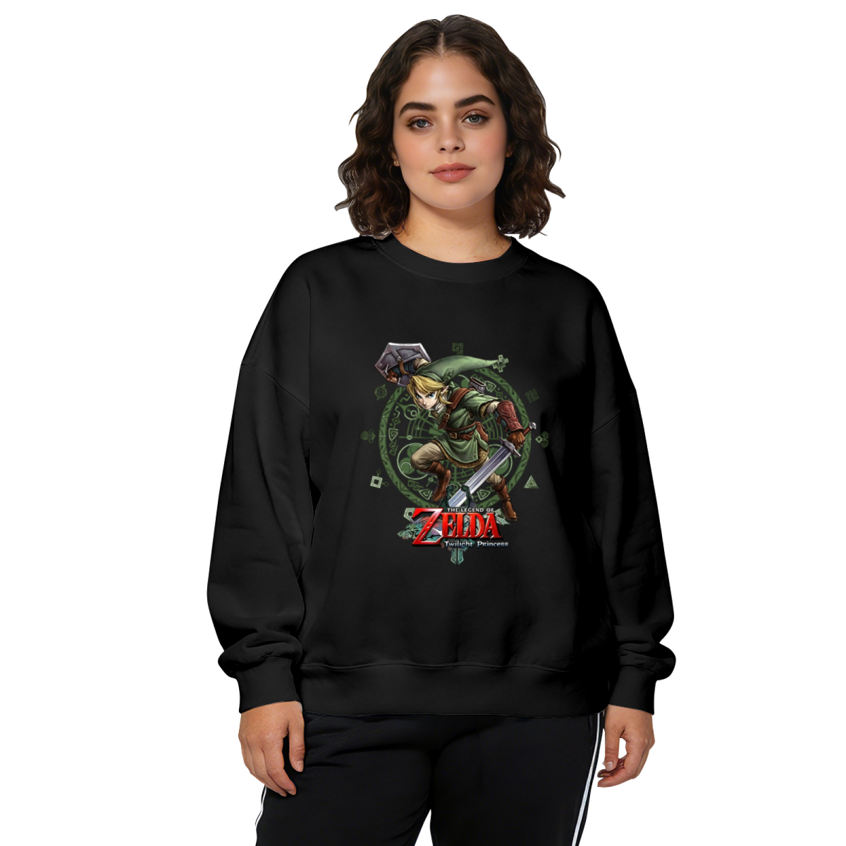 The Legend of Zelda Link Fantasy Game Art Crewneck Sweatshirt