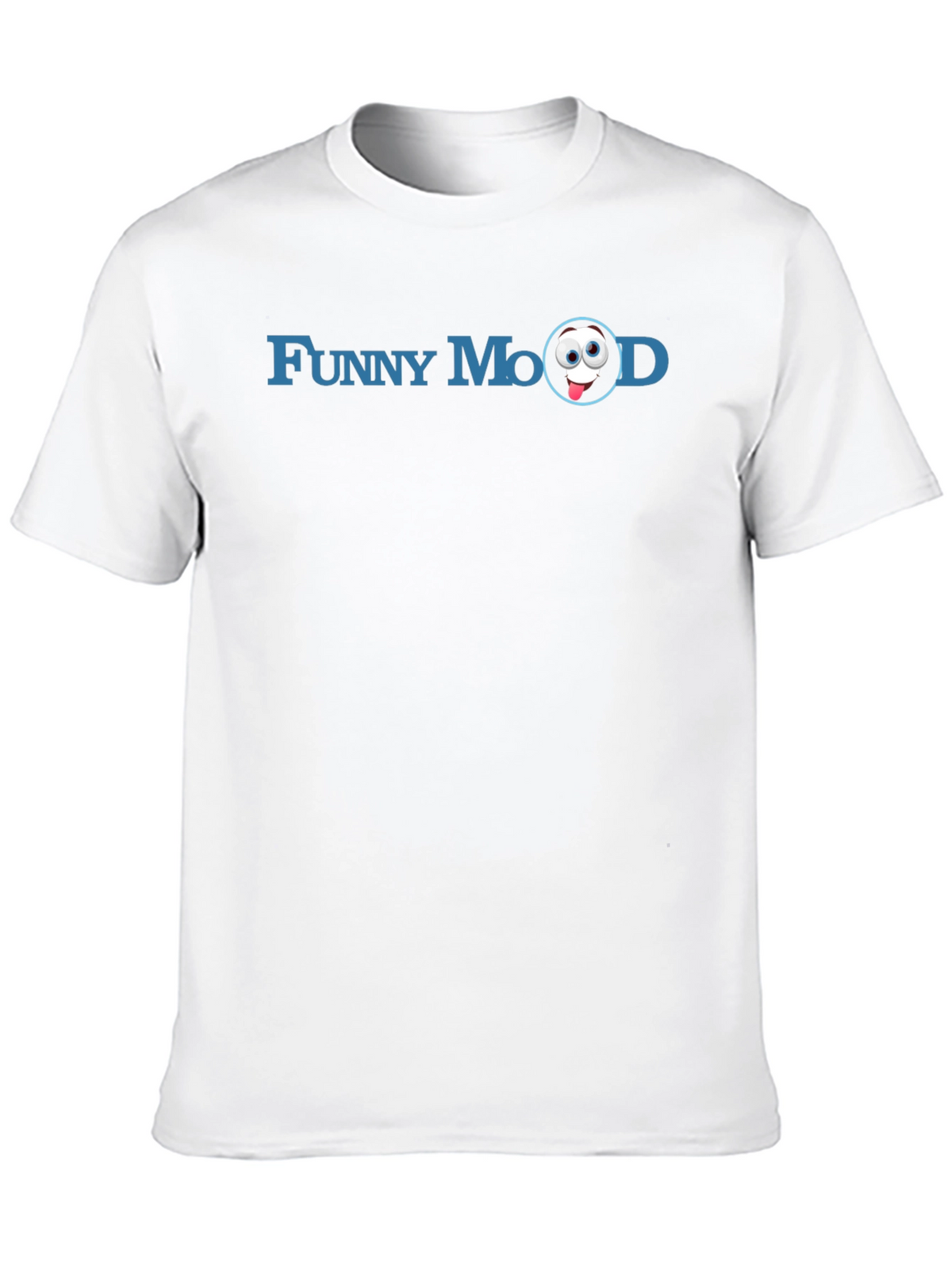 Funny Mood Graphic Tee - Soft Black Cotton T-Shirt
