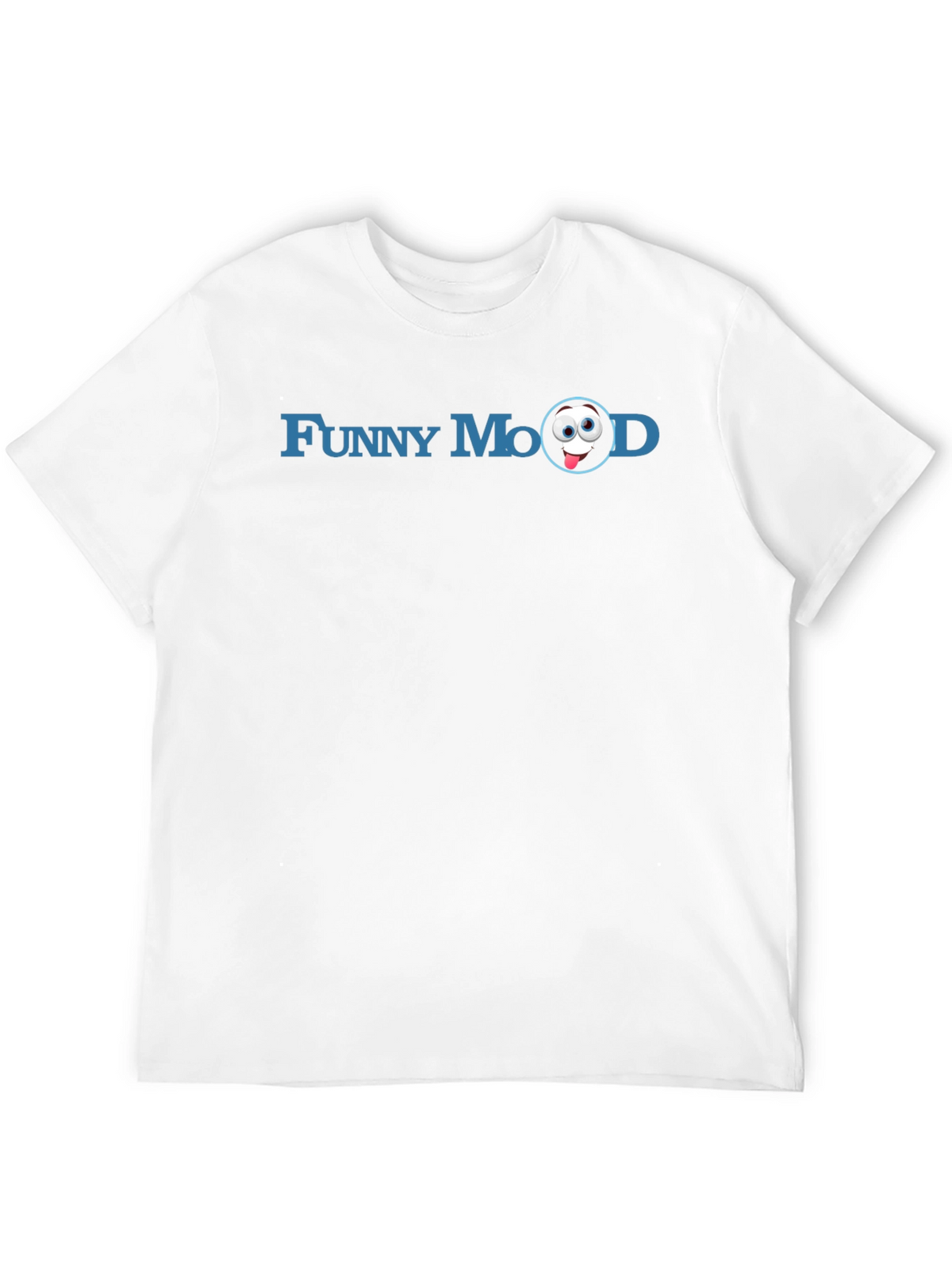 Funny Mood Graphic Tee - Soft Black Cotton T-Shirt