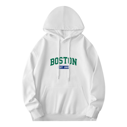 Boston Est 1987 Varsity City?Theme Pullover Hoodie