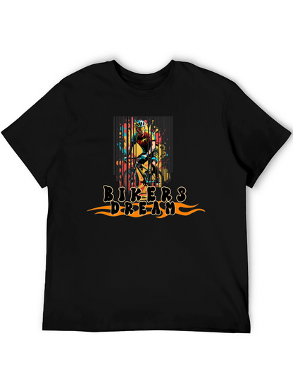 Bikers Dream Graphic Tee - Black