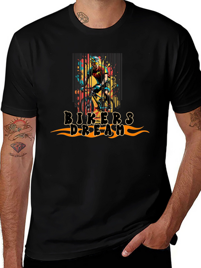 Bikers Dream Graphic Tee - Black