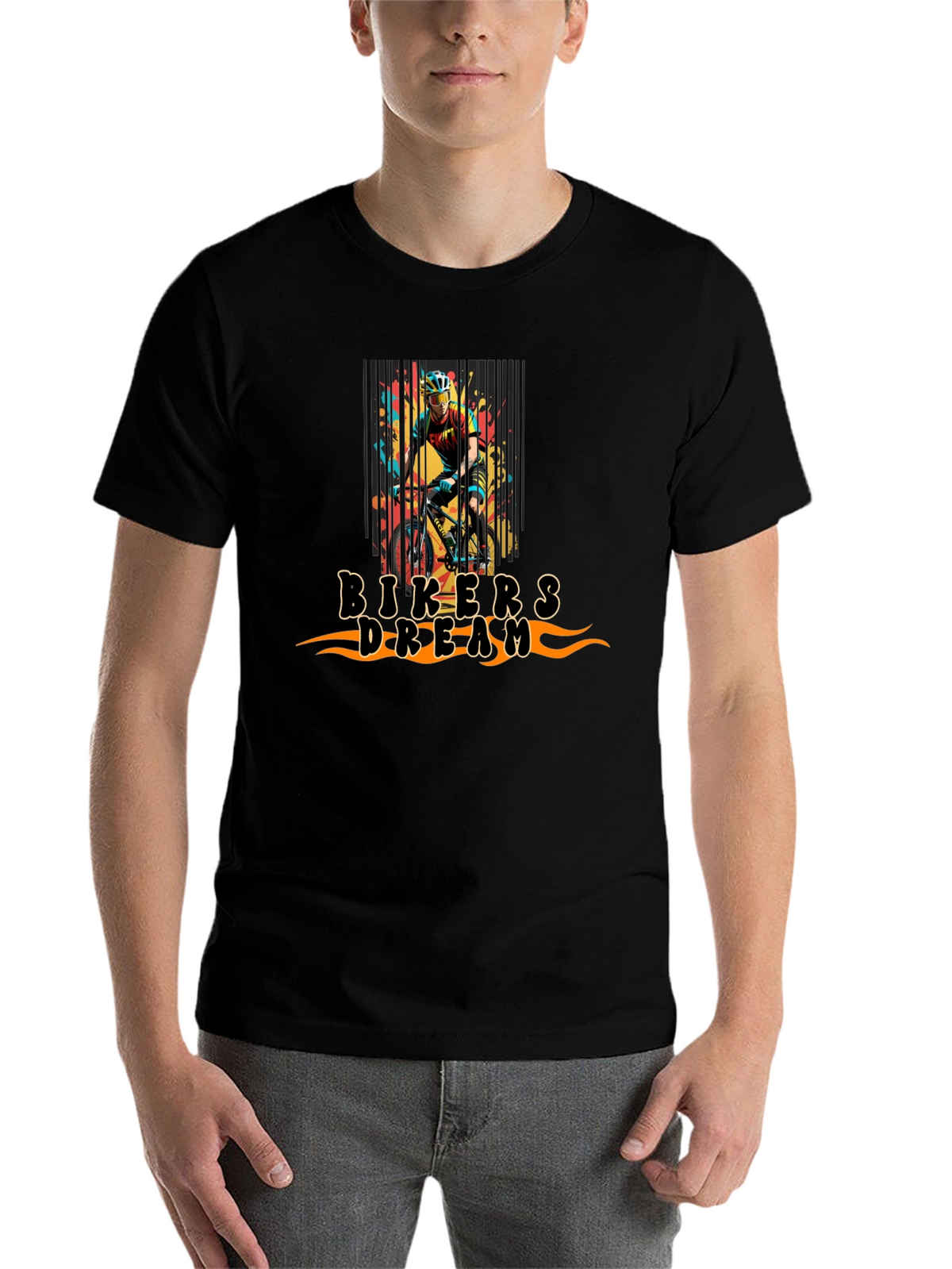 Bikers Dream Graphic Tee - Black