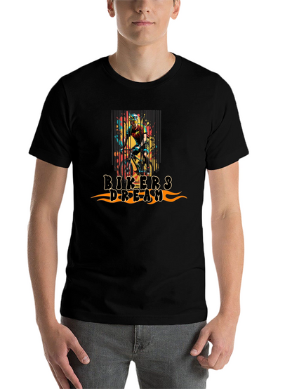 Bikers Dream Graphic Tee - Black