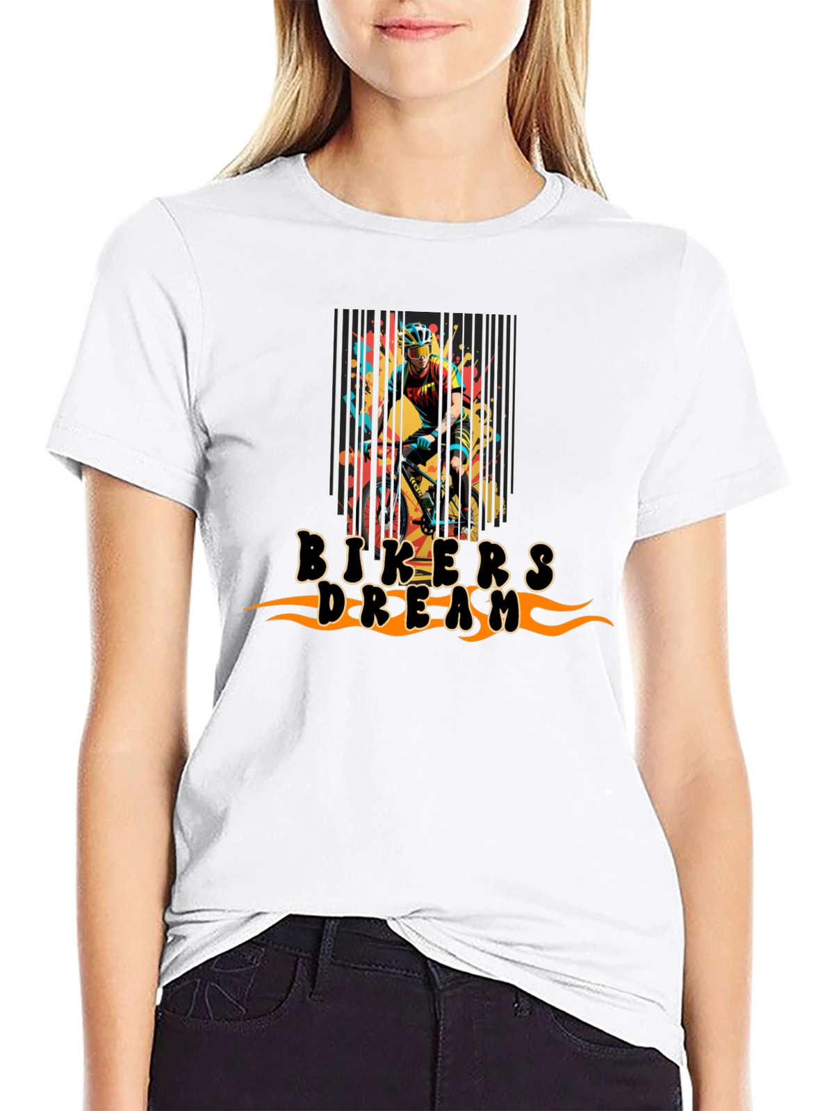 Bikers Dream Graphic Tee - Black